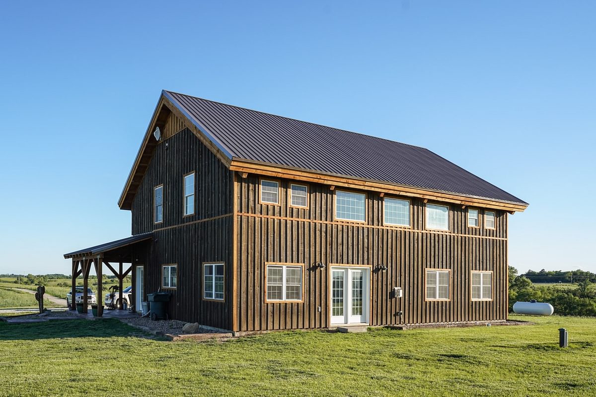 Nebraska Pole Barn House Sold 20x12 Country Barn Hampton, Nebraska