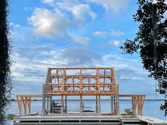 Timberlyne Boat Dock Timber Frame 1
