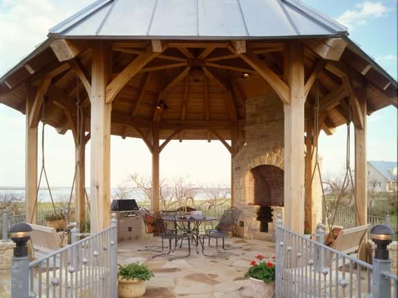 Timberlyne Octagon Pavilion Timber Frame 1