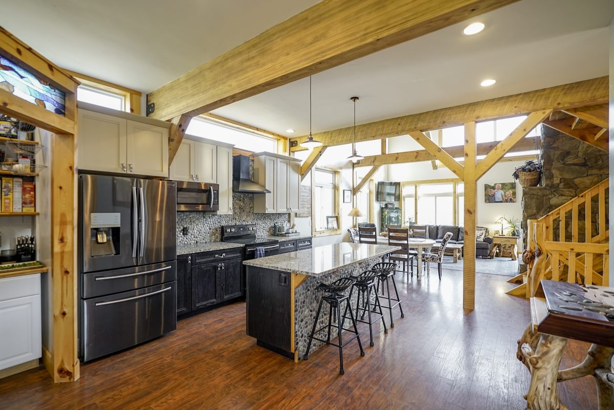 Timberlyne Mountainside Wonder Timber Frame Home 2