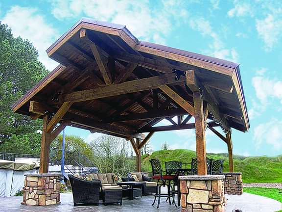 Timberlyne Patio Pavilion Timber Frame 1