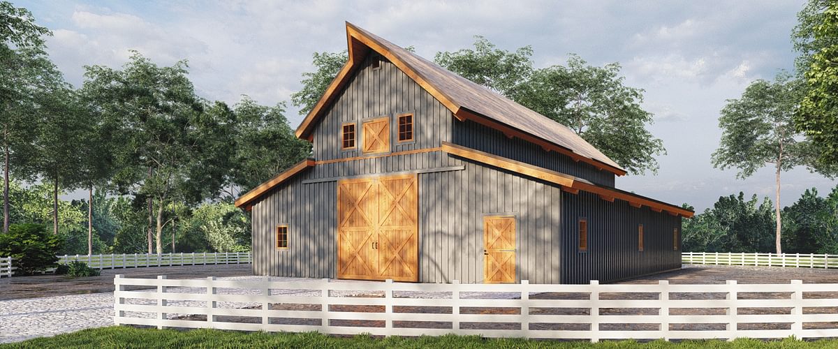 Timberlyne Top Barns Bluebonnet
