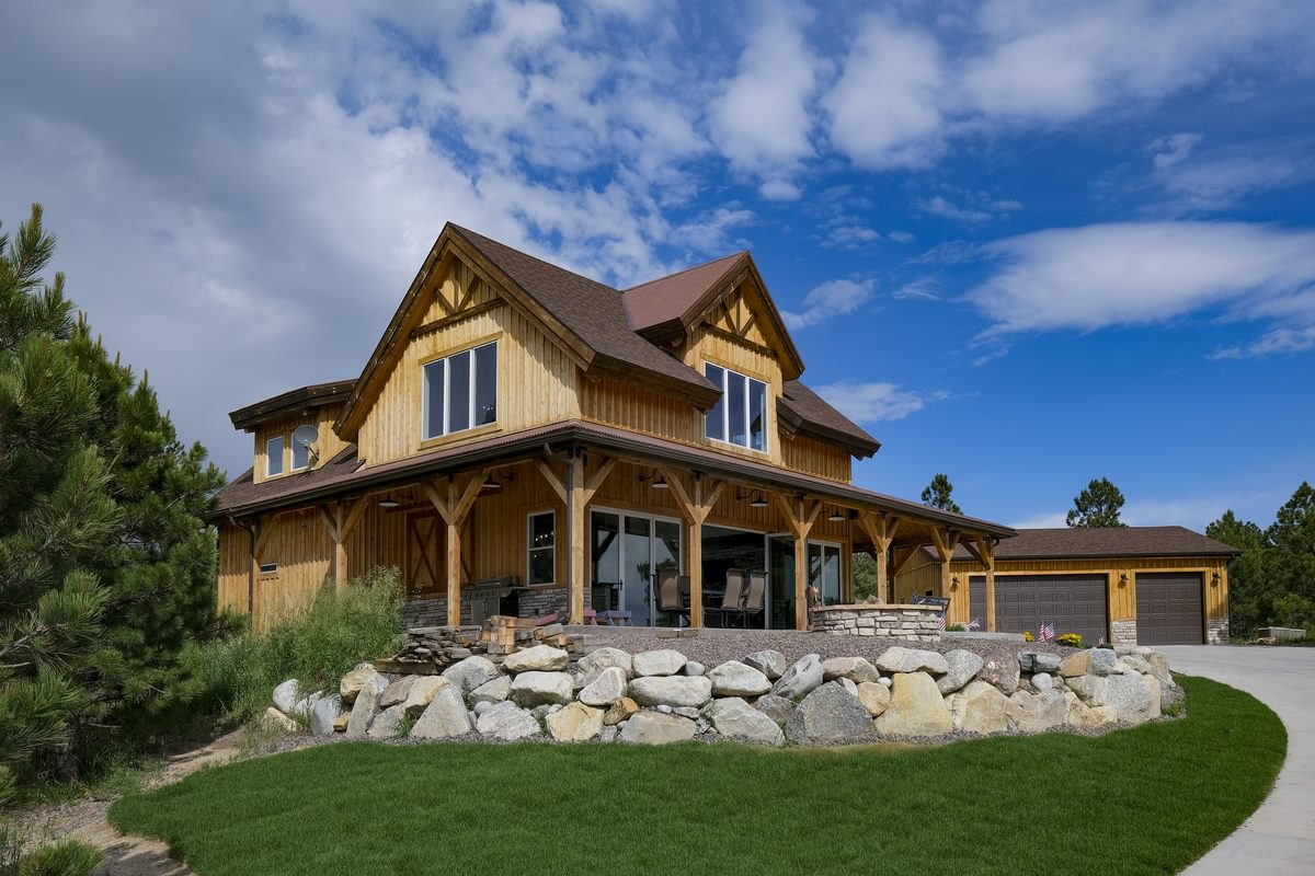 Timberlyne Unobstructed Views Timber Frame Home 1