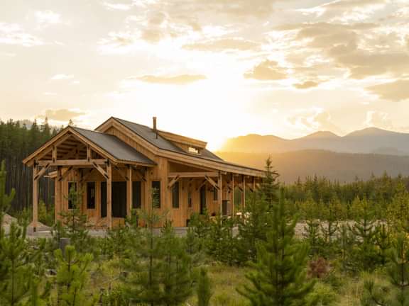 Timberlyne Vista Views Cabin Timber Frame Home 1