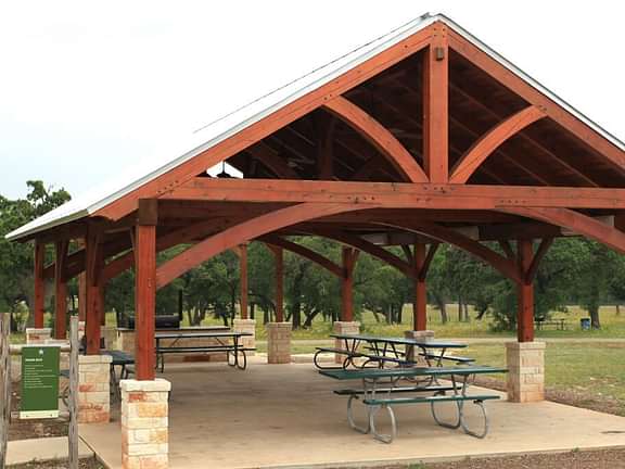 Bullis county park commercial outdoor timber frame pavilion 1