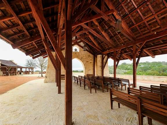 Hilltop chapel commercial outdoor timber frame 1