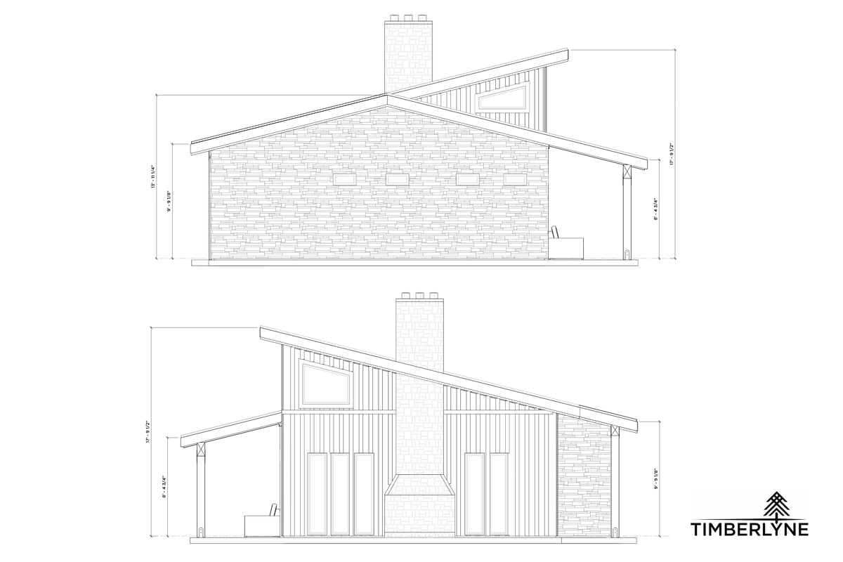 NEW Single Slope Fireplace West Launch Set 3