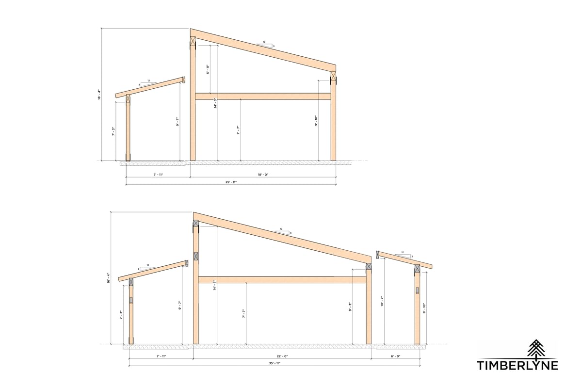 NEW Single Slope Wrap Around Porch Launch Set 5