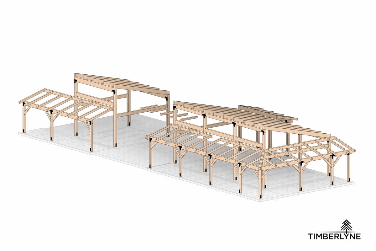 NEW Single Slope Wrap Around Porch Launch Set 7