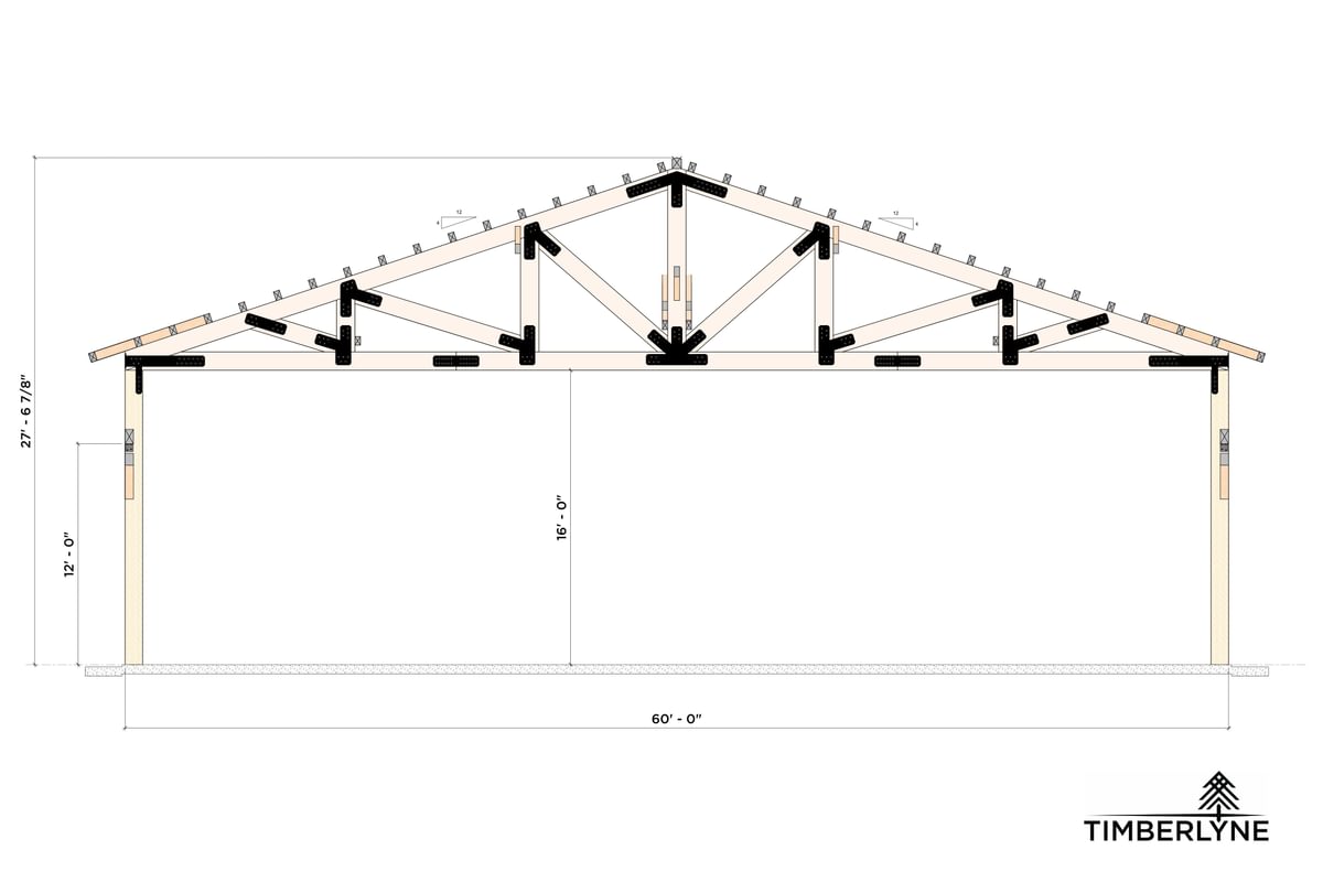 60ft Long Span Barn 6