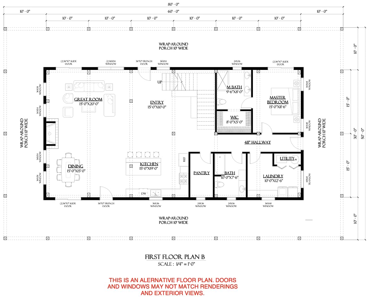 Huxley Timberlyne Plan B Main Floor