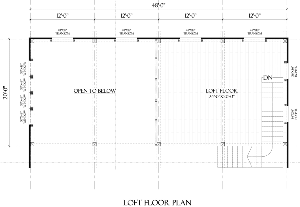 Timberlyne Aster Loft Floor Plan