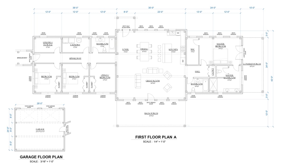 Timberlyne Castner Main Floor Plan A