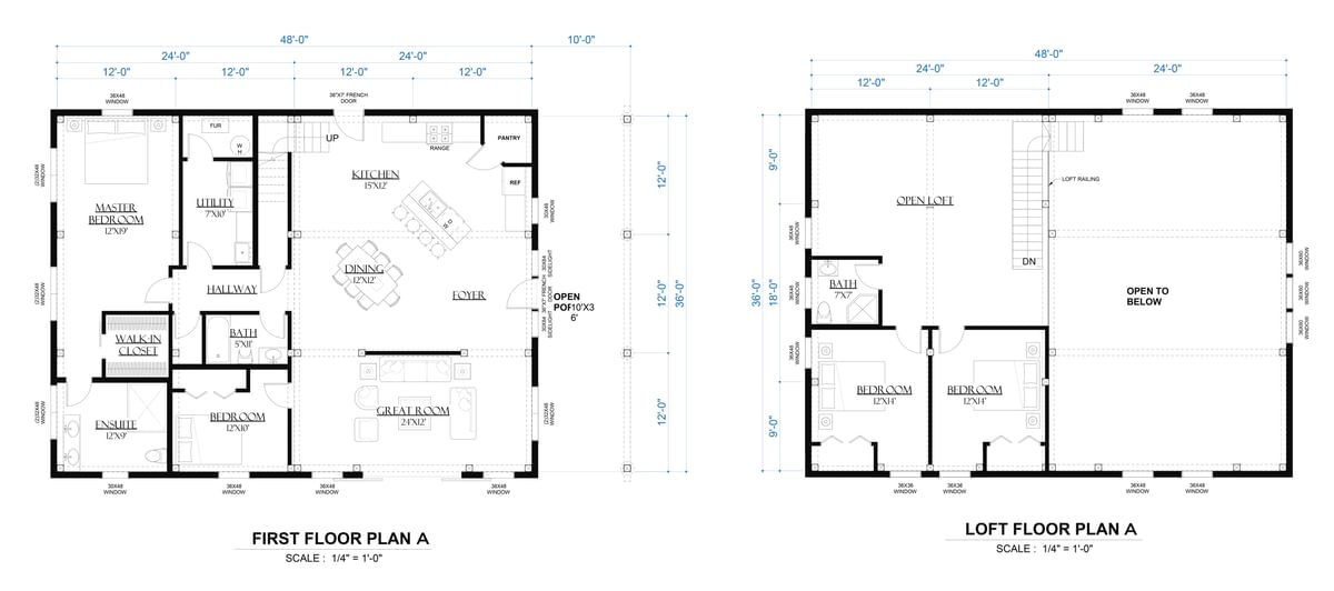 Timberlyne Cooper Barn Home Floor Plan A