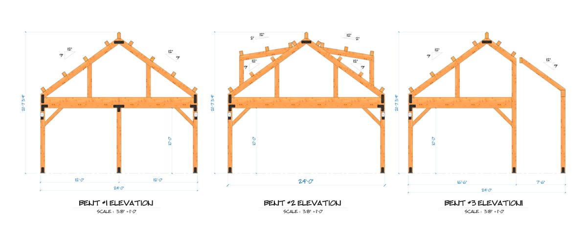 Timberlyne High Point Bent Elevations