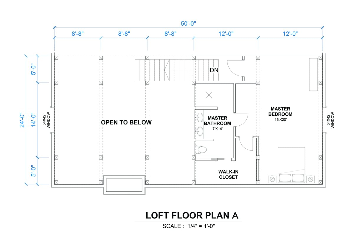 Timberlyne Hightower Loft Floor Plan A