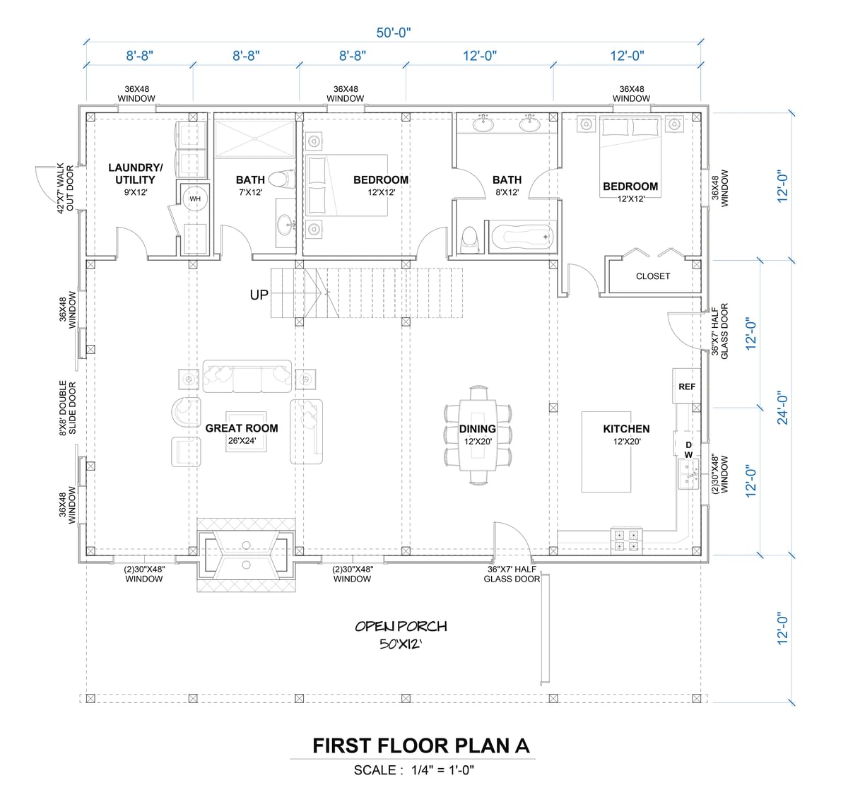Timberlyne Hightower Main Floor Plan A