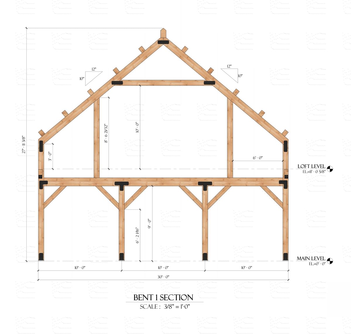 Timberlyne Osprey Cabin Home Bent 1