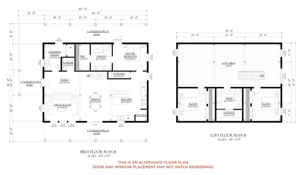 Timberlyne Osprey Main Floor Plan B