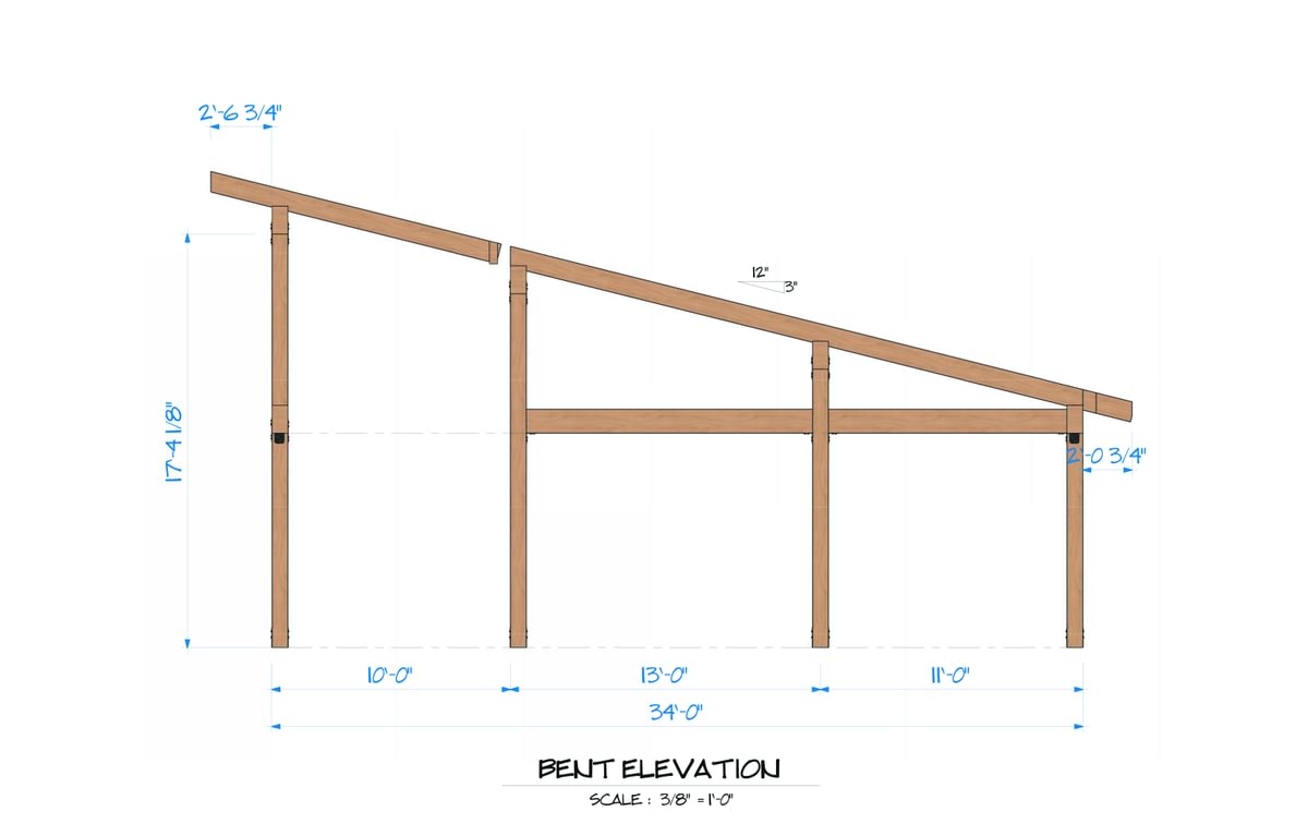 Timberlyne Steamboat Bent Elevation