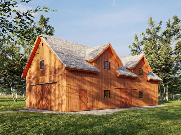 Timberlyne Mayflower Timber Frame Barn 1