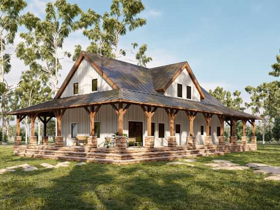Timberlyne Huxley Timber Frame Barn Home 1