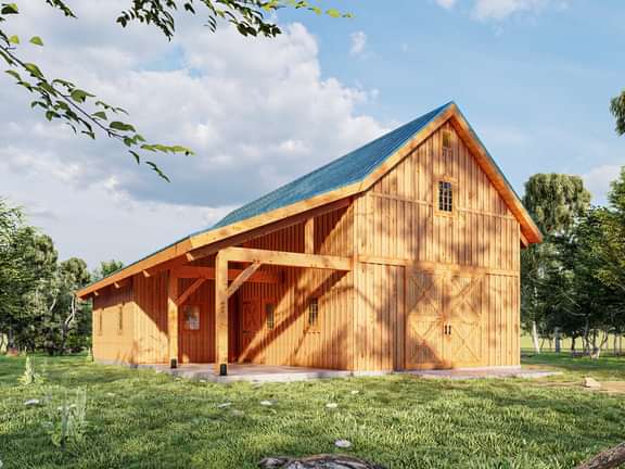 Timberlyne Lily Timber Frame Barn 1