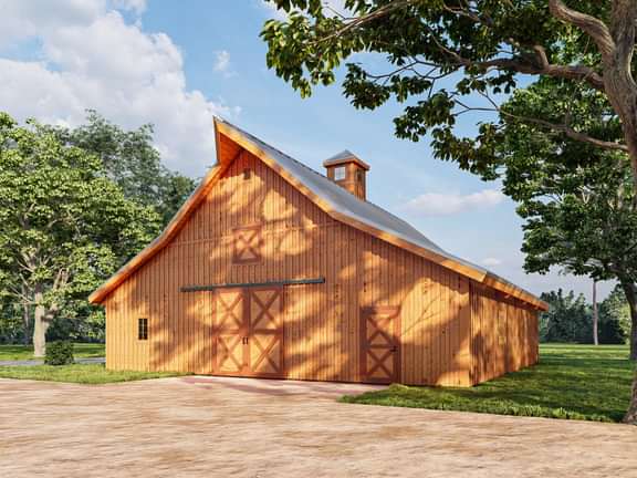 Timberlyne Lotus Timber Frame Barn 1