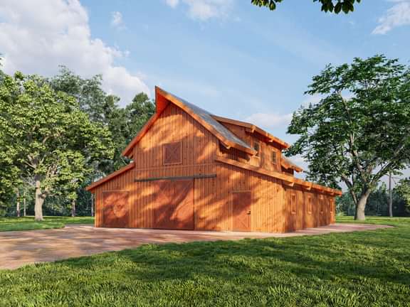 Timberlyne Sunflower Timber Frame Barn 1